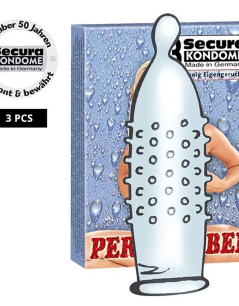 Secura Kondome PERL-RUBBER 24 STUKS