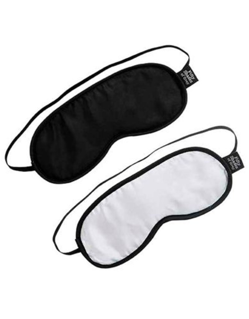 Fifty Shades of Grey NO PEEKING SOFT BLINDFOLD TWIN PACK