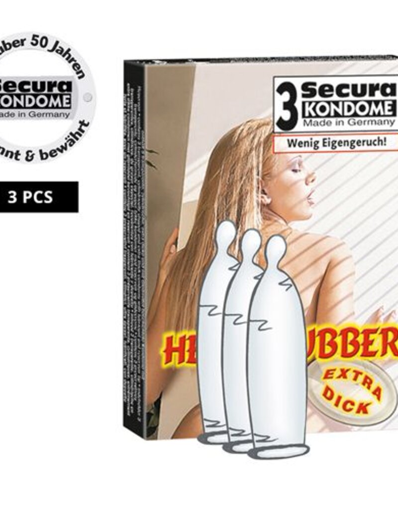 Secura Kondome HEAVY RUBBER 3 STUKS