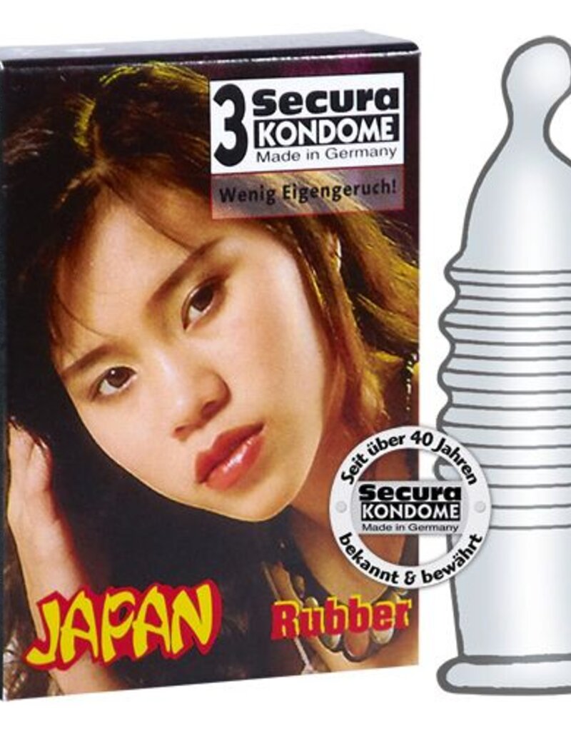 Secura Kondome JAPAN RUBBER 3 STUKS