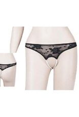 Cottelli Collection ZWARTE RIOSTRING MET PARELS