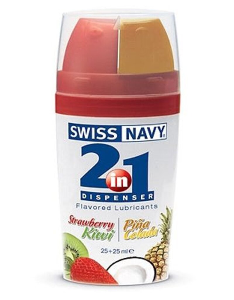 Swiss Navy 2-IN-1 GLIJMIDDEL MET SMAAKJE