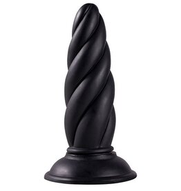 Menzstuff Twisted Buttplug - Zwart