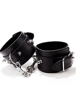 Ouch SPIKED LEATHER HANDCUFFS
