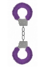 Ouch BEGINNERS HANDCUFFS FURRY PURPLE