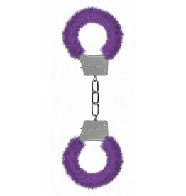 Ouch BEGINNERS HANDCUFFS FURRY PURPLE