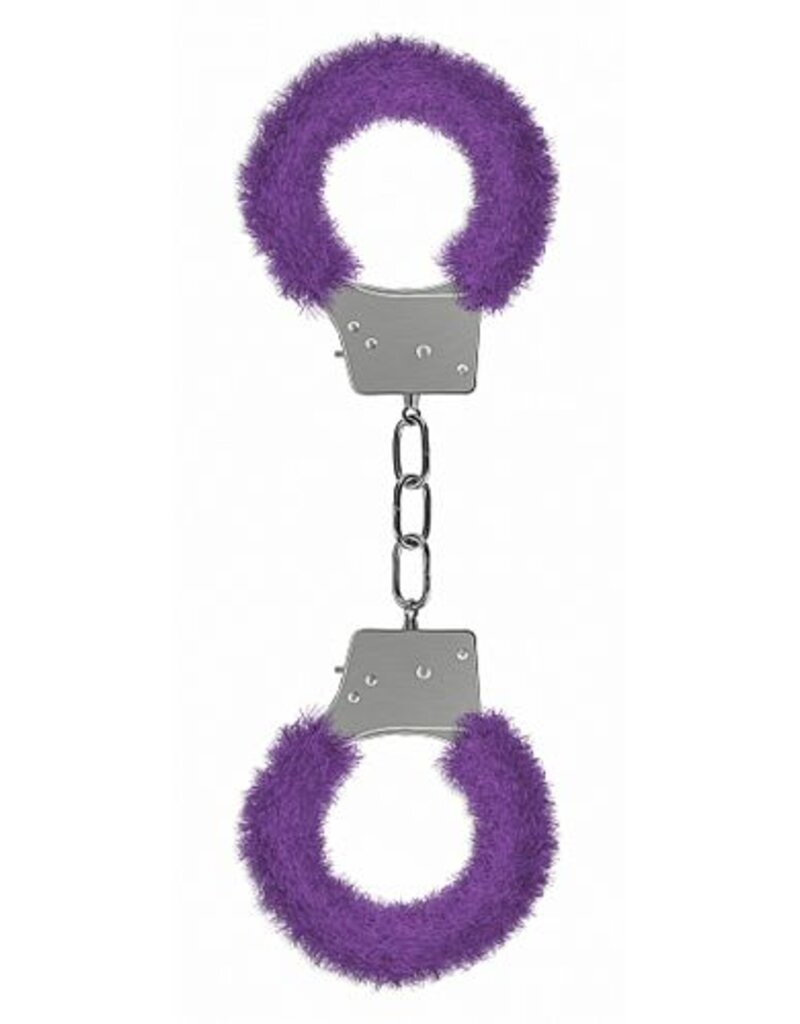 Ouch BEGINNERS HANDCUFFS FURRY PURPLE