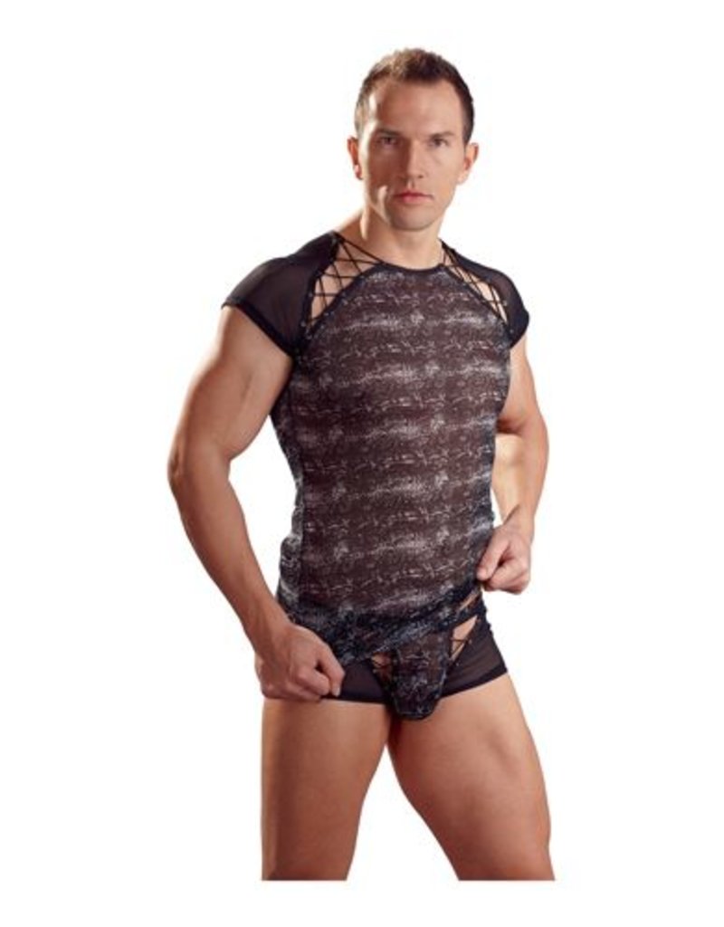 Svenjoyment Underwear MANNEN SHIRT REPTIEL PRINT