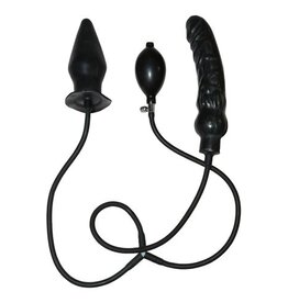 Master Series Deuce opblaabare dildo en anale plug