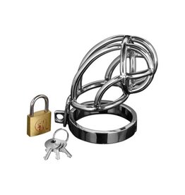 Master Series CAPTUS STAINLESS STEEL LOCKING CHASTITY CAGE