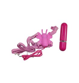 You2Toys Roze oplegvibrator met bandjes