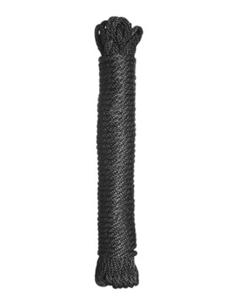 Master Series PREMIUM NYLON BONDAGE TOUW ZWART