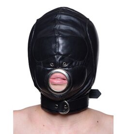 Strict Leather LEATHER PADDED HOOD WITH MOUTH HOLE