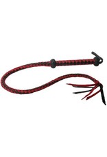 Strict Leather PREMIUM RED AND BLACK LEATHER WHIP