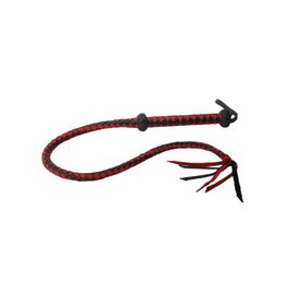 Strict Leather PREMIUM RED AND BLACK LEATHER WHIP