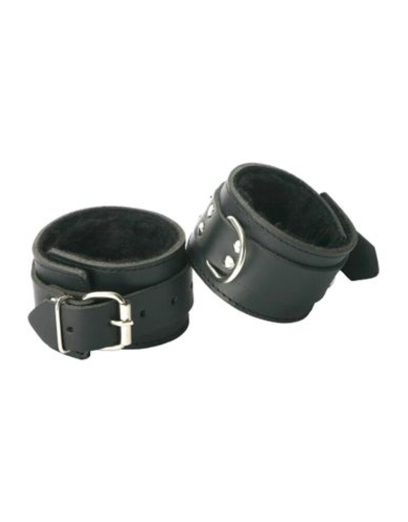 Strict Leather FUR LINED WRIST CUFFS