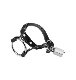 Strict Leather LOCKING COCK AND BALL RING