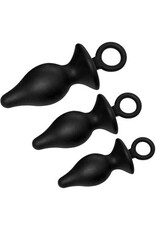 Strict Leather Driedelige Siliconen Butt Plug Set