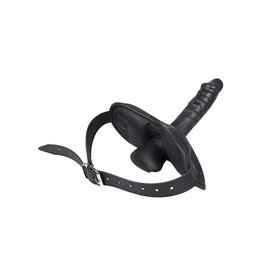 Easy Metal BALL GAG MASKER MET DILDO