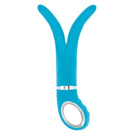 G-Vibe 2 vibrator met 2 uiteinden - blauw