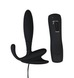 Master Series Zwarte cobra P-spot vibrator