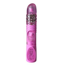 Trinity Vibes Stotende vibrator met kralen - Roze