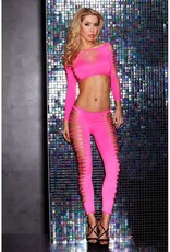 Lapdance Lingerie ROZE TOP EN LEGGING SET