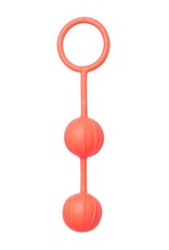 EasyToys Geisha Collection VAGINALE BALLETJES VERTICALE RIBBELS ORANJE