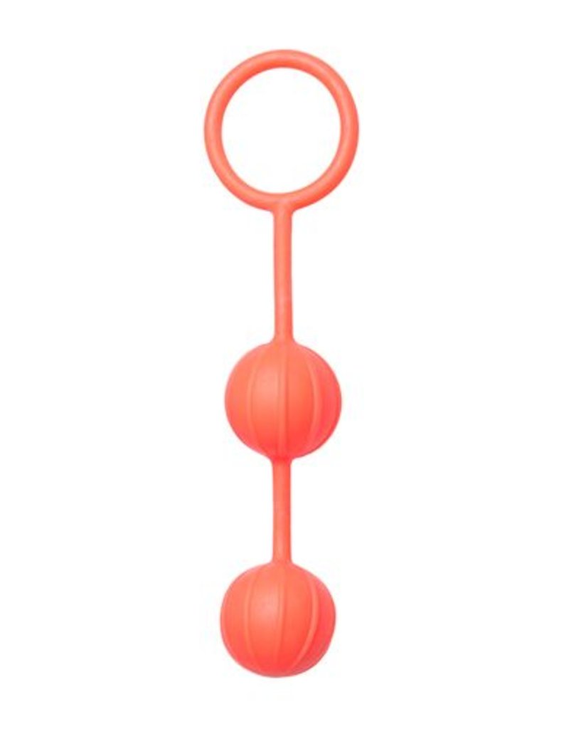 EasyToys Geisha Collection VAGINALE BALLETJES VERTICALE RIBBELS ORANJE