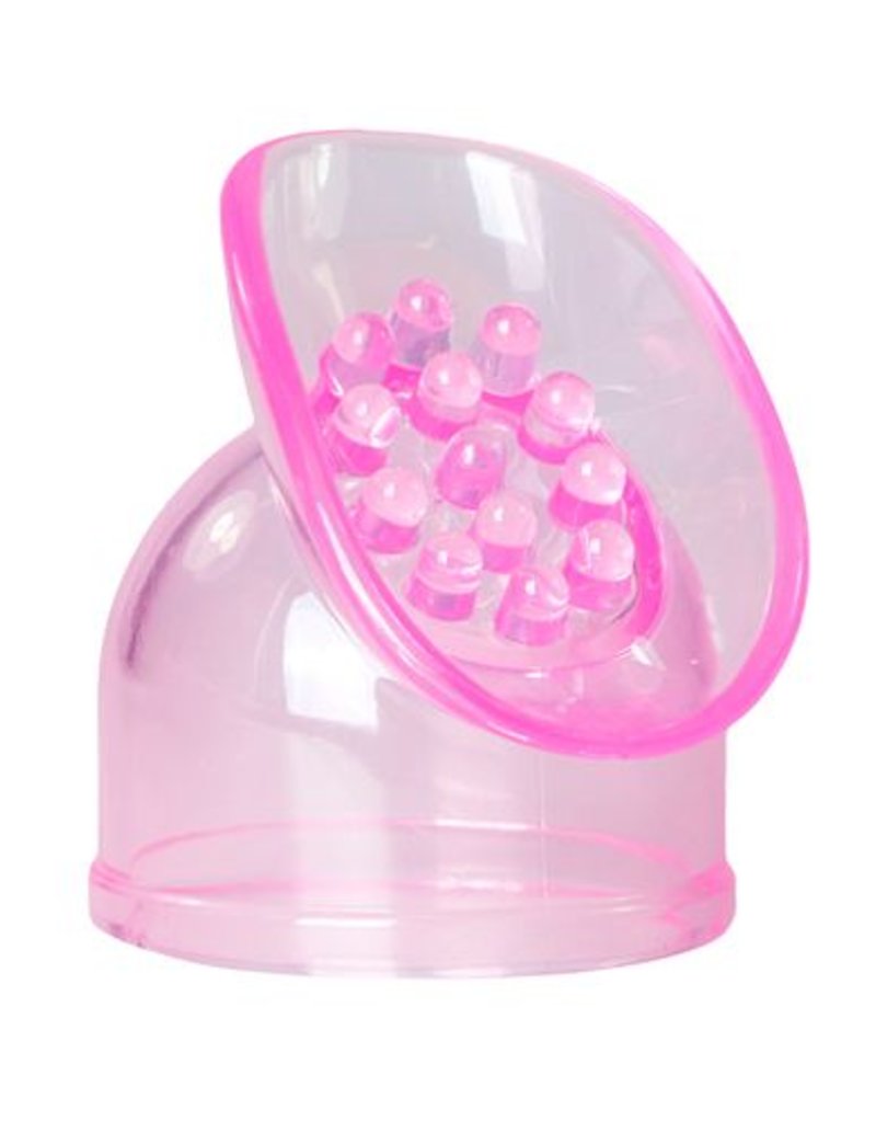 EasyToys - Wand Collection Roze attachment met noppen
