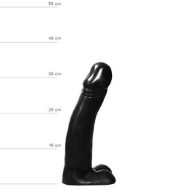 All Black REALISTISCHE DILDO ZWART