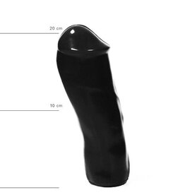 All Black REALISTISCHE DILDO 20 CM ZWART