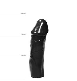 All Black REALISTISCHE DILDO 28 CM ZWART