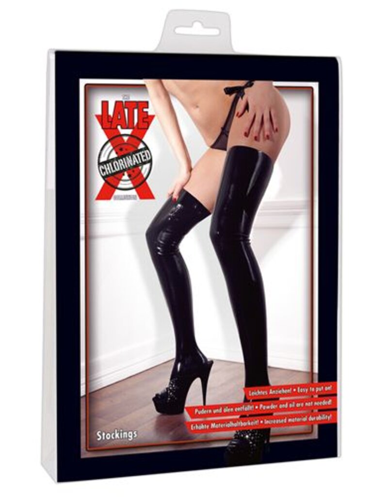 The Latex Collection LANGE ZWARTE KOUSEN