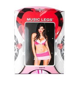 Music Legs TOP EN ROKJE ROZE/WIT