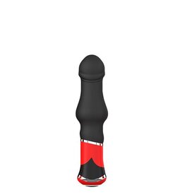 Dreamtoys VIBRERENDE BUTTPLUG ZWART/ROOD