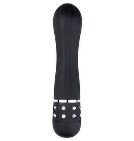 EasyToys Mini Vibe Collection Zwarte mini vibrator met diamantjes