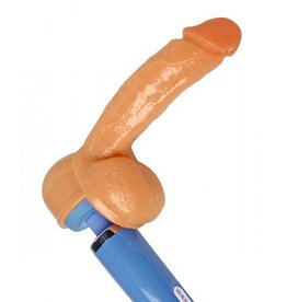 SexFlesh REALISTISCHE DILDO MET WAND VIBRATOR CUP