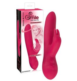 Sweet Smile SILICONEN RABBIT VIBRATOR ROZE