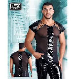 Black Level LAK HERENSHIRT ZWART