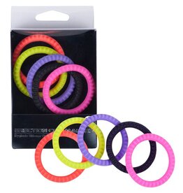 Nanma SET VAN 5 GEKLEURDE COCKRINGS