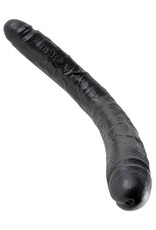 King Cock DUBBELE DILDO 40 CM, ZWART