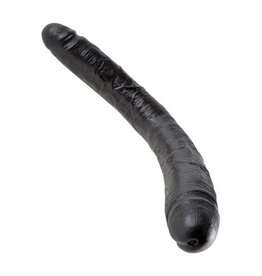 King Cock DUBBELE DILDO 40 CM, ZWART