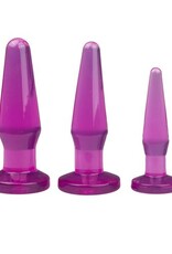 You2Toys Paarse set met 3 buttplugs