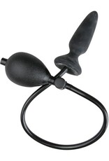 The Latex Collection Opblaasbare buttplug - Zwart