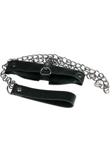 Ouch HALSBAND EN RIEM ZWART