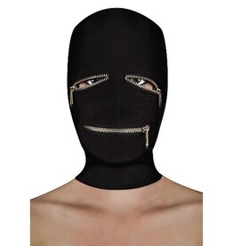 Ouch BDSM MASKER MET RITSJES OVER DE OGEN EN MOND