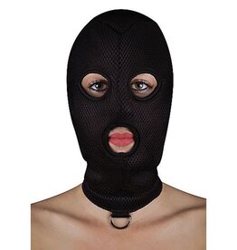 Ouch EXTREEM BDSM MASKER VAN NETSTOF MET D-RING