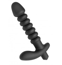 Master Series Prostatic Play Quest prostaat vibrator - Zwart