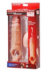 Size Matters REALISTISCHE SPUITENDE PENISSLEEVE